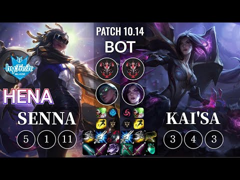 hyF Hena Senna vs Kai'Sa Bot - KR Patch 10.14