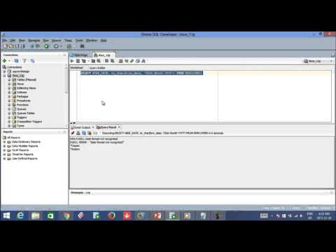 Administration de base de données Oracle 32 Conversion de types en profondeur to char