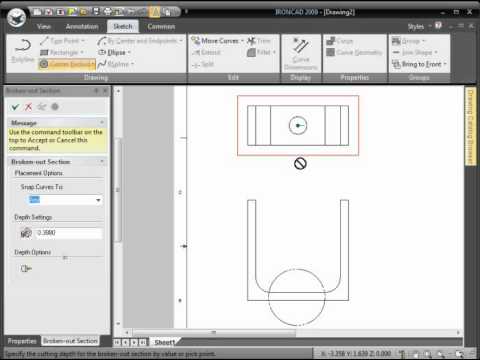 Broken Out Section Views