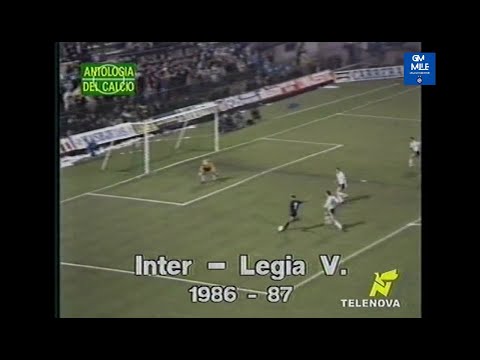 1986-87 (16' Rit Coppa UEFA - 05-11-1986) INTER-Legia Varsavia 1-0 [Fanna] HLTS Telenova