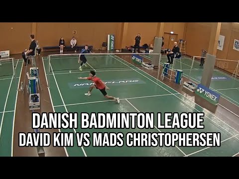 David Kim vs Mads Christophersen | Danish Badminton League 2022 | Badminton Men's Singles