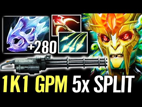 🔥 5x Split Target Daedalus + Moonshard Medusa Carry — 1100 GPM WTF MAX AS Machine Gun Dota 2 Pro