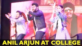 Arjun Kapoor And Anil Kapoor Head To College For Mubarakan Promotions