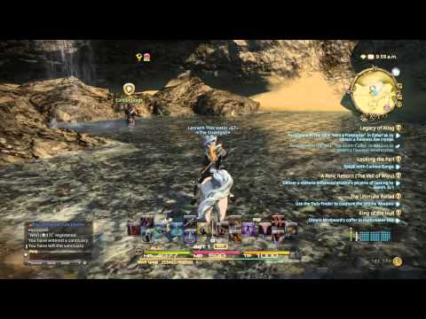 FFXIV:A realm reborn warrior job quest lv45