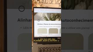 MINI TOUR PELO MEU PLANNER 2026 ✨ #notion #plannerreview
