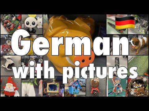 Lerne 100 Wörter - Deutsch mit Fotos + Übersetzung in den Untertiteln