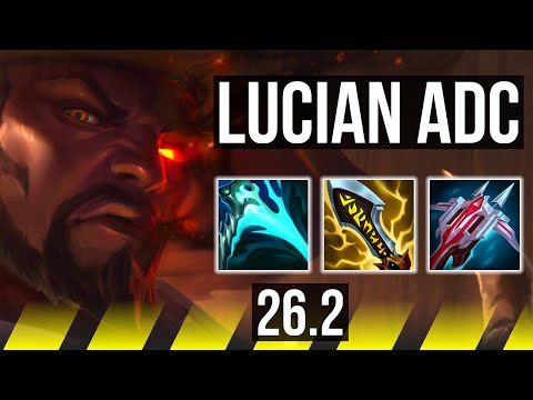 LUCIAN & Leona vs SAMIRA & Nautilus (ADC) | Good KDA: 28/3/8 | EUW Diamond | 26.2