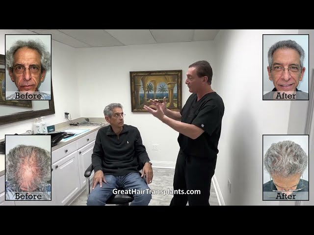 Dr  Brett Bolton, patient Ira MaxHarvest plus procedure

