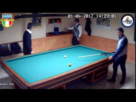 Carlini vs Fernandes 3 Cat - 3ªProva Camp.Regionale - CSB Martino's Billiards(LT) 1/2Apr2017