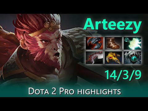 Arteezy 14-3 Monkey King | Dota 2 Epic Pro Highlights
