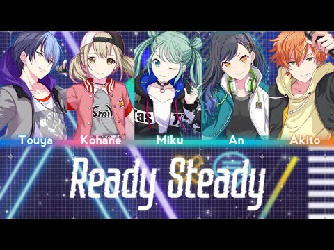 Ready Steady | Vivid BAD SQUAD × Hatsune Miku【KAN/ROM/ENG】Lyrics Color Code | Project SEKAI