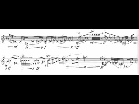 Luciano Berio (1925 - 2003) - Sequenza IXa (1980) for clarinet solo (w/ score)