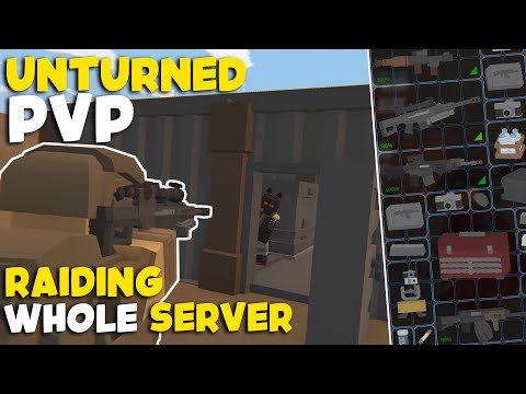 RAIDING WHOLE SERVER - Unturned PvP Arid (Survival Series Finale)