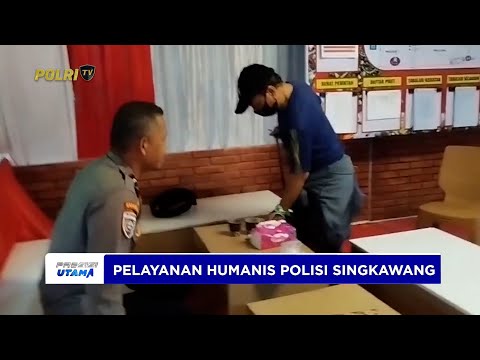 POLRES SINGKAWANG SECARA HUMANIS BANTU WARGA MALAYSIA PULANG DENGAN AMAN