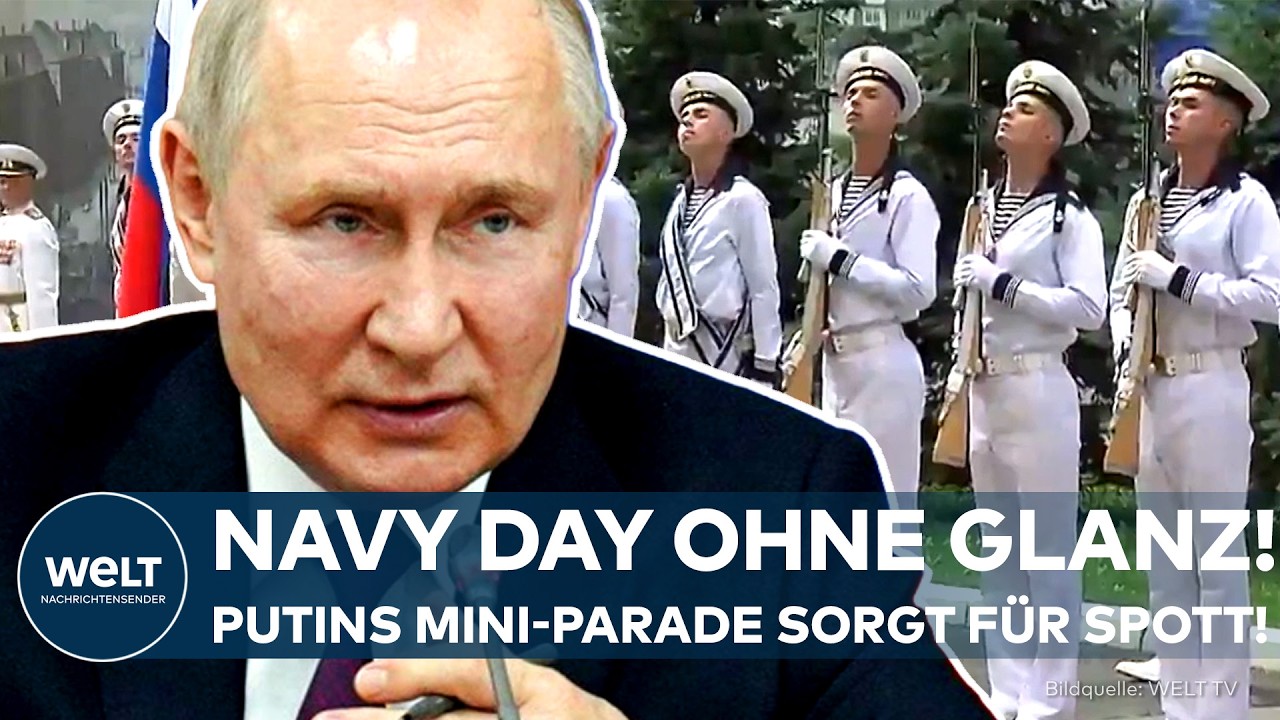 RUSSLANDS MARINE AM ENDE? Mega-Feier wird ein Schlag ins Wasser! Navy Day wird zur Parade der Angst!