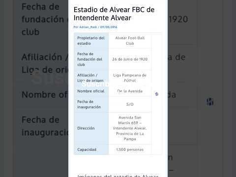 Alvear Foot Ball club de Intendente Alvear La Pampa