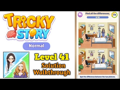 Tricky Normal Levels Level 41 Find all the differences. solution screenshot