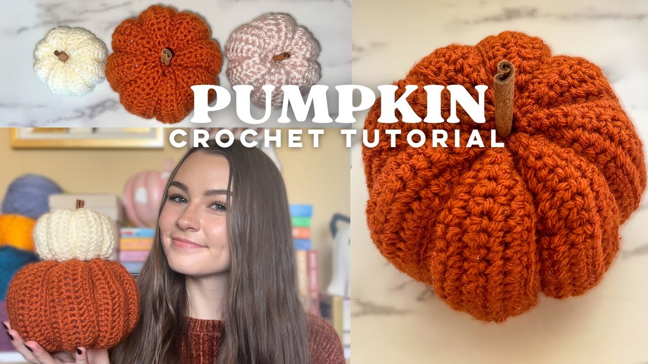 How to make a Pumpkin | Fall Decor Crochet Tutorial