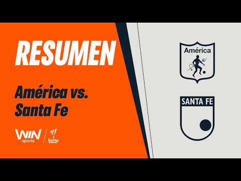 America vs. Santa Fe (summary and goals) | Liga BetPlay Dimayor 2026-1 | Matchday 6