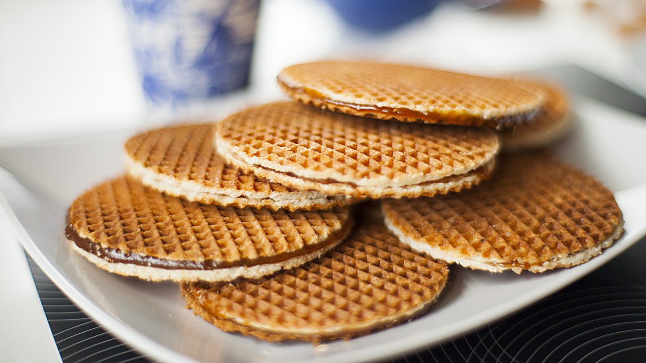Stroopwafels (waffles holandeses)