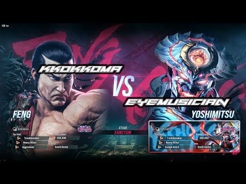 Tekken 8 Online - Kkokkoma (Feng) vs Eyemusician (Yoshimitsu)