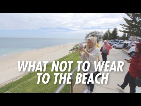 What NOT to wear to the beach!