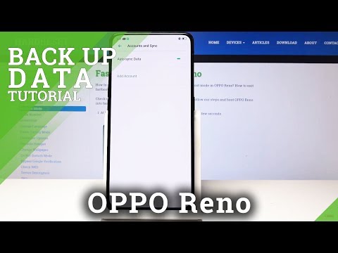 How to Enable Google Backup in Oppo Reno - Create Backup Account
