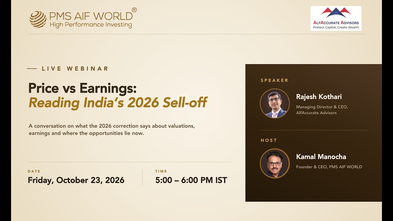 Price vs Earnings: Reading India’s 2026 Sell-off | AlfAccurate Advisors | PMS AIF WORLD