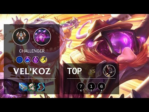 Vel'Koz Top vs Darius - EUNE Challenger Patch 10.11