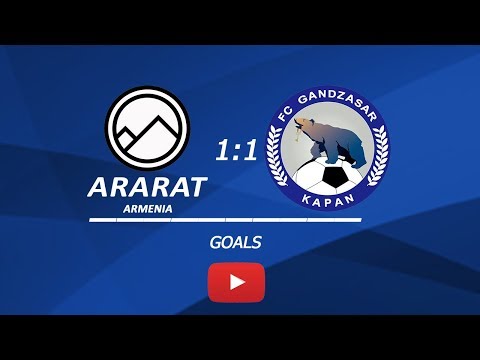 Armenian Cup, semi-final 1st leg FC Ararat-Armenia - FC Gandzasar-Kapan 1-1. Goals