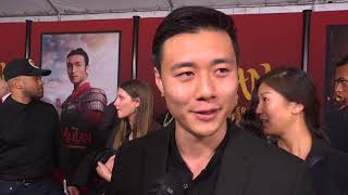 R. J. O'Young Arrives at the premiere Of Disney's \