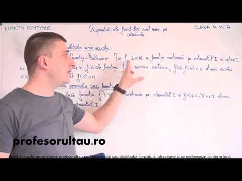 31   cls11   Limite de functii   proprietati ale functiilor continue pe intervale   teoreme