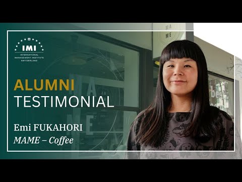 Hospitality Management graduate success stories - Emi Fukahori introduces her MAME coffee brand