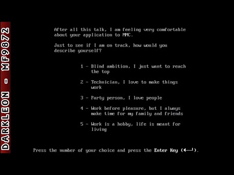 Executive Suite © 1982 Armonk Corporation - PC DOS - Gameplay