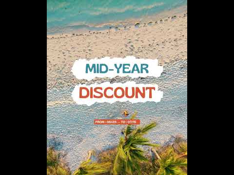 Mid-year promotion, super discount, not to be missed