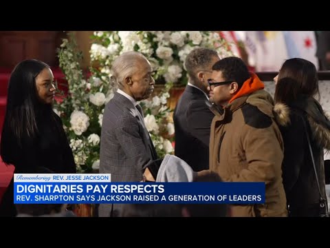 Dignitaries pay respects to Rev.  Jesse Jackson
