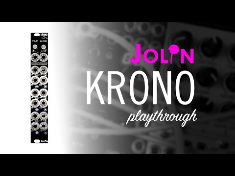 Jolin Lab KRONO / versatile clock and pattern generation in just 4hp / playthrough