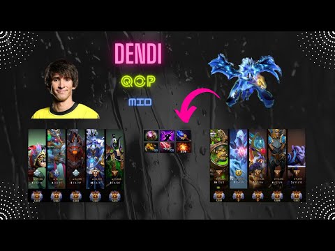 Dendi Queen of Pain Mid - Let's Watch & Learn - Dendi's perspective