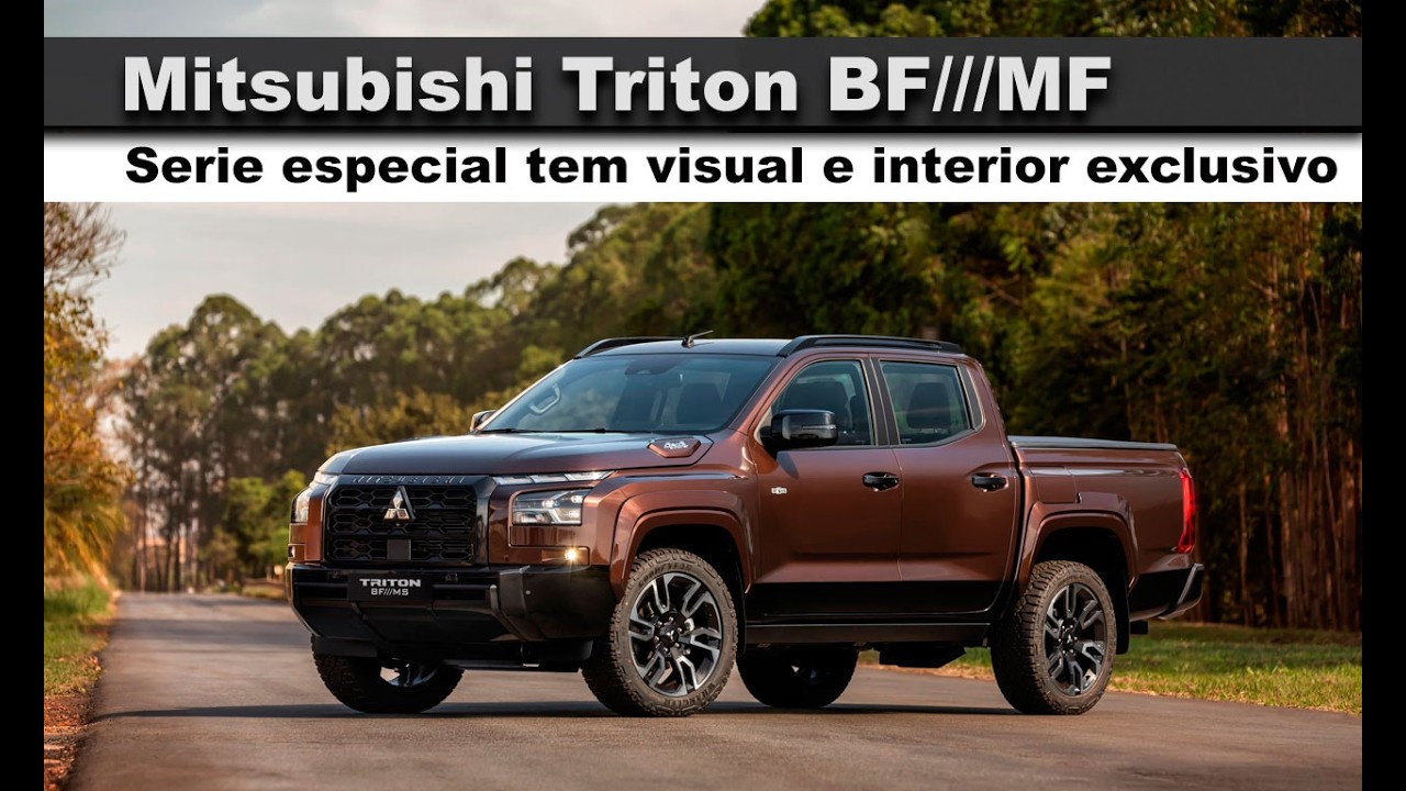 Mitsubishi Triton BF///MF - Edição especial tem visual e interior exclusivo