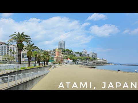 Morning Walk in Atami 🏖️ A Quaint Japanese Resort Town 🌴
