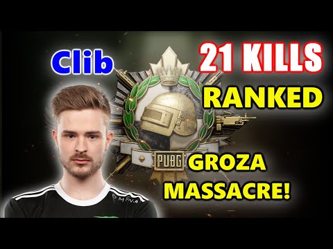 PUBG RANKED - Team Liquid Clib - 21 KILLS in RANKED - GROZA MASSACRE! + AWM - PRO SQUAD