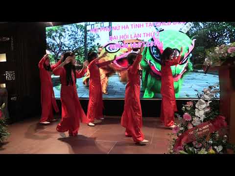 CÁC CHÁU MÚA CHÀO MỪNG HỘI PHỤ NỮ HÀ TĨNH ĐẠI HỘI LẦN THỨ  II