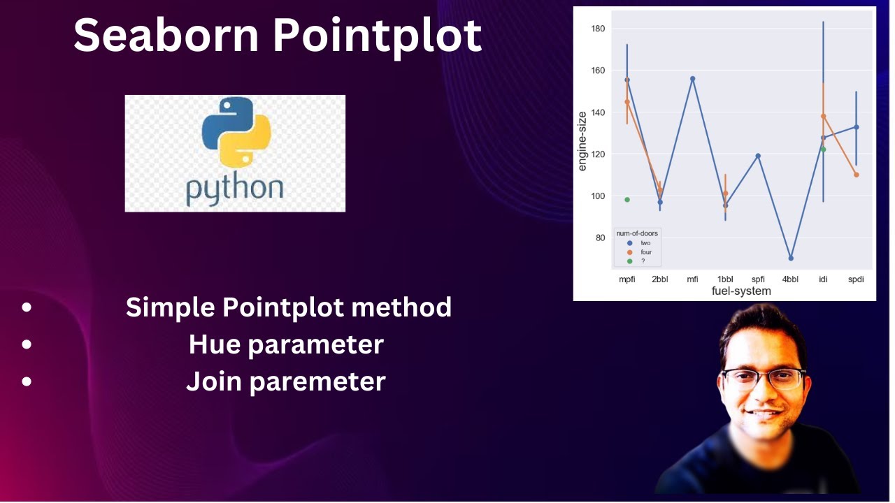 Seaborn Pointplot Visualizing the average