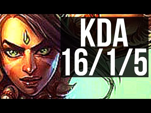 NIDALEE vs EKKO (JUNGLE) | 16/1/5, Rank 5 Nida, Legendary | TR Challenger | v10.24