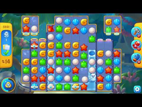 [FISHDOM Walkthrough] Level 5931 (Qua màn - Fishdom)