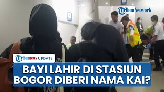 Viral Wanita Melahirkan di Stasiun Bogor Hebohkan Penumpang, Netizen Rebutan Beri Nama: Namanya KAI