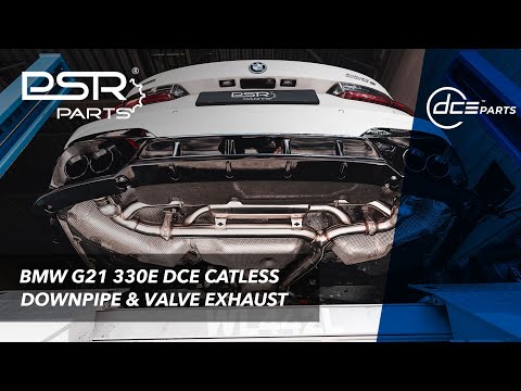 BMW G21 330e || DCE Parts Catless Downpipe & Catback exhaust