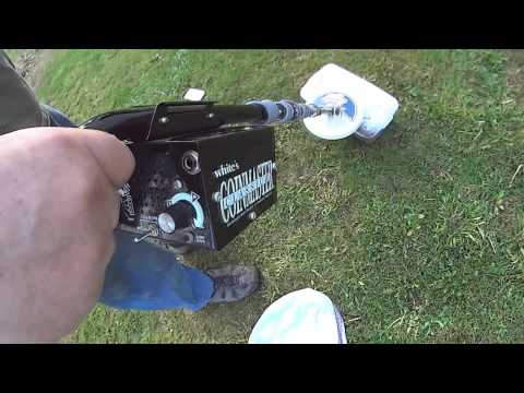 White's classic 3 coinmaster Metal Detector test