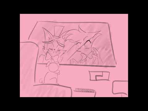 Husk and Angel lock Fat Nuggets in a car ["Hazbin hotel" animatic]
