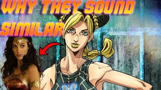 Why Jolyne's beginning theme sound like wonder woman theme? (jojo  stone ocean)